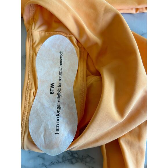 Andie Swim the Maui Top and the Cheeky Bottom Bikini Set Papaya S/M NWT - Picture 7 of 8